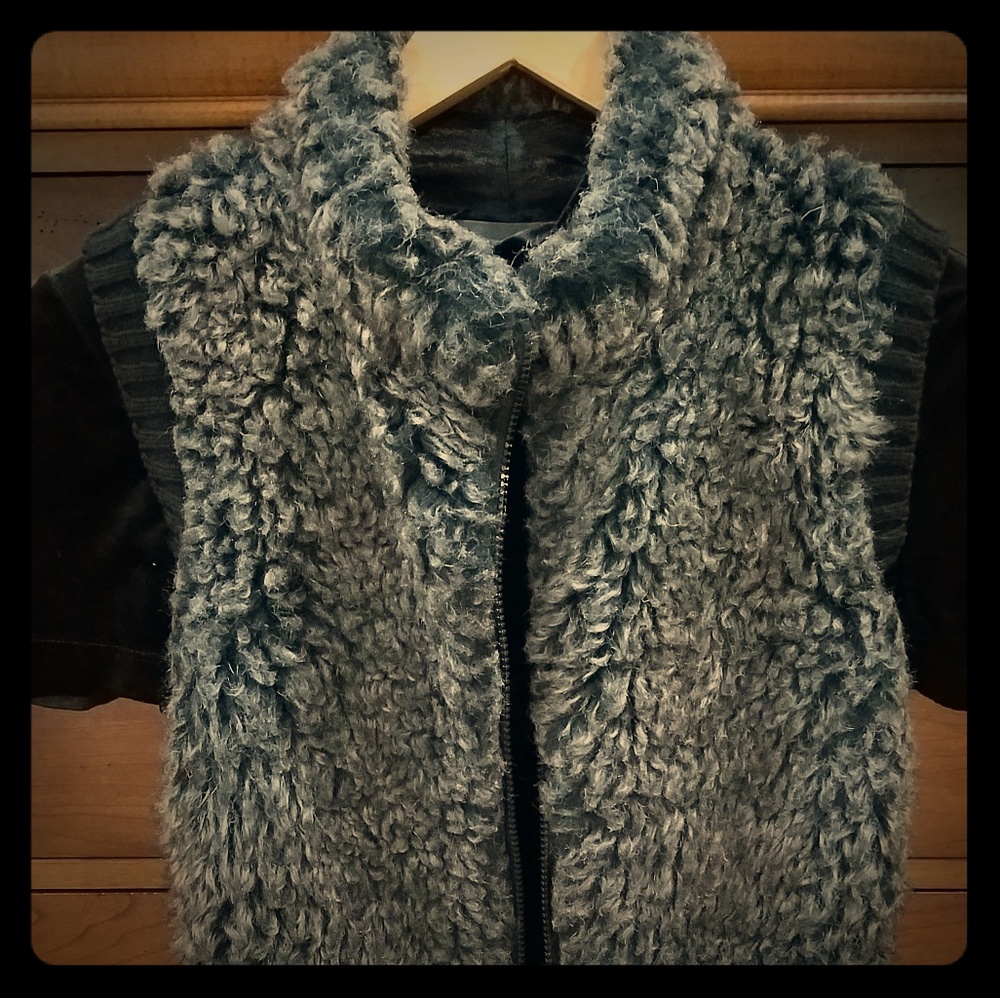 Faux fur vest